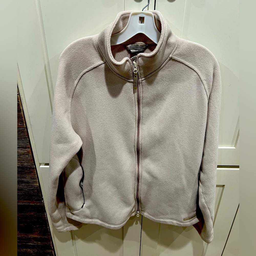 Merrell cream fleece zip up